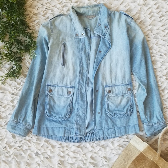 RUBBISH Chambray Jacket - Picture 1 of 2